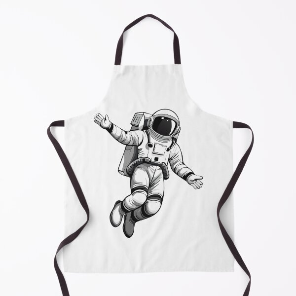 Item preview, Fantasy Astronaut, Astronaut in space, illustration of cosmonaut floating in space, astronaut in spacesuit fling in the space, cosmonaut in space black and white designed and sold by Danler.