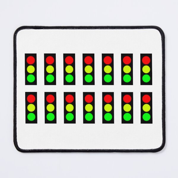 Item preview, traffic light pattern designed and sold by McFleur's Lens.