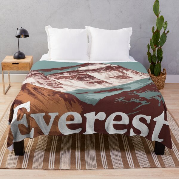 Item preview, Mount Everest: Vintage style Travel Poster designed and sold by LSVart.
