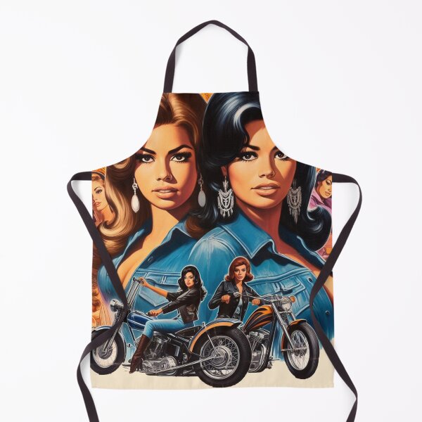Item preview, Retro Biker Girls designed and sold by PulpVintage.