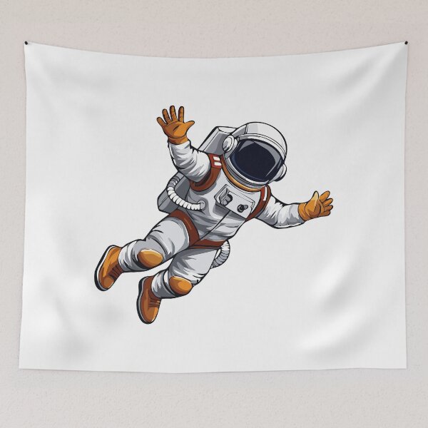Item preview, Fantasy Astronaut, Astronaut in space, illustration of cosmonaut floating in space, astronaut in spacesuit fling in the space, cosmonaut in space designed and sold by Danler.