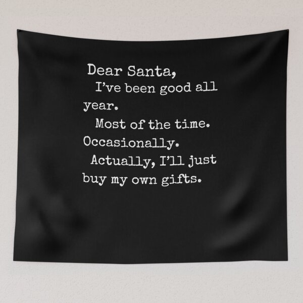 Item preview, Dear Santa I've been good all year funny Christmas letter designed and sold by snowry.