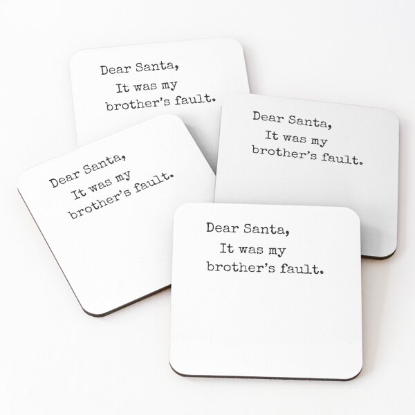 Item preview, Dear Santa it was my brother's fault funny bro Christmas designed and sold by snowry.