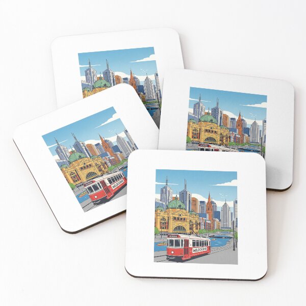 Item preview, Australia - Melbourne (Country Collection) designed and sold by HeartbeatPrint.