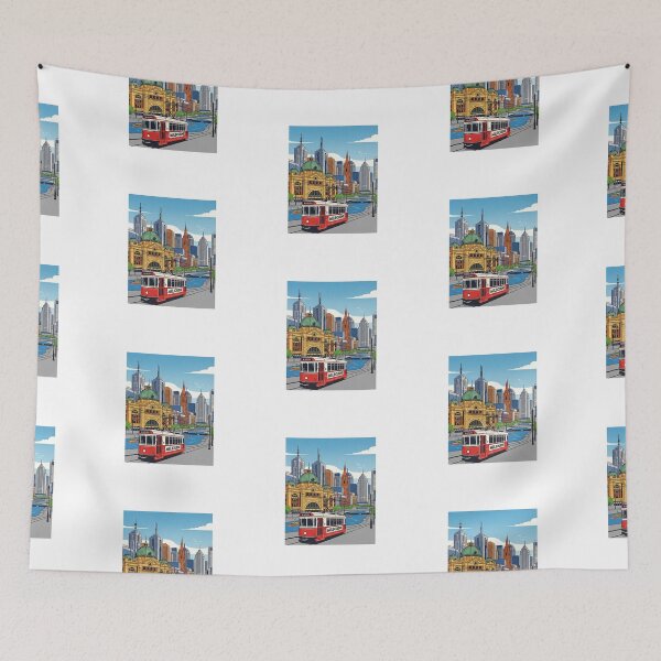 Item preview, Australia - Melbourne (Country Collection) designed and sold by HeartbeatPrint.