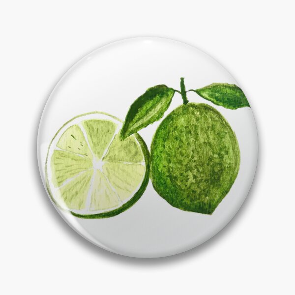 Item preview, Watercolor Limes – Hand-Painted Citrus Fruit Illustration designed and sold by Monika Howarth.