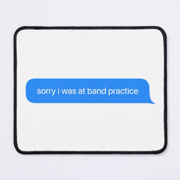 Item preview, Band Text Message designed and sold by BlueBubbleGoods.