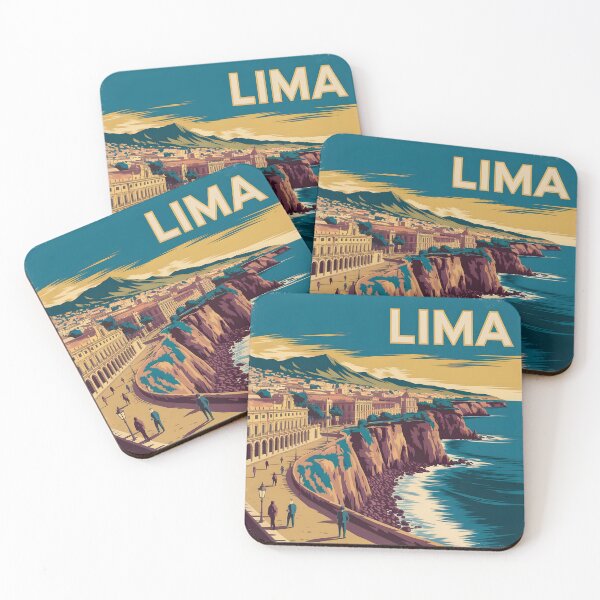 Item preview, Lima: Classic-Style Travel Poster designed and sold by LSVart.
