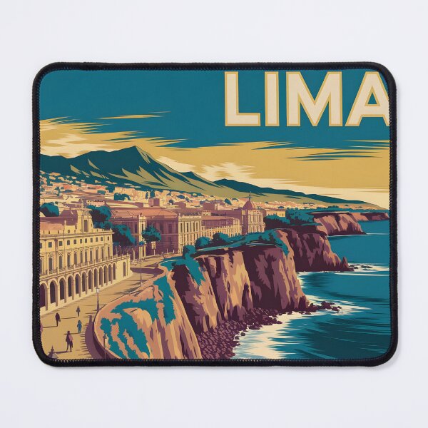 Item preview, Lima: Classic-Style Travel Poster designed and sold by LSVart.