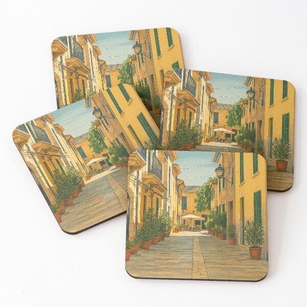Item preview, Alcudia Mallorca Vintage Retro Style Travel Poster designed and sold by GG WALL ART.