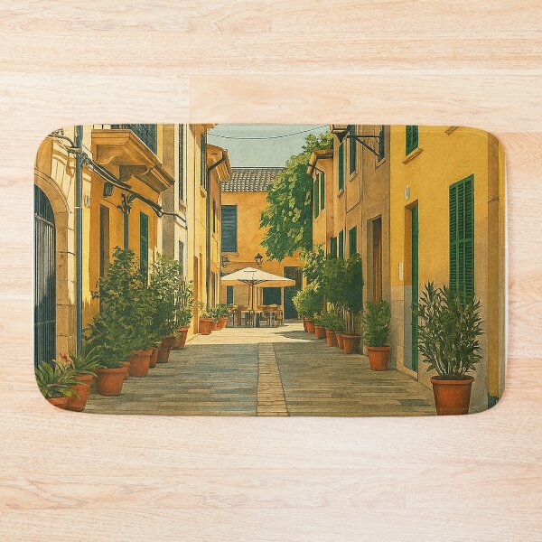 Item preview, Alcudia Mallorca Vintage Retro Style Travel Poster designed and sold by GG WALL ART.