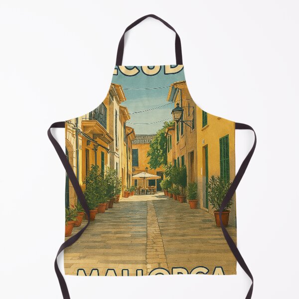 Item preview, Alcudia Mallorca Vintage Retro Style Travel Poster designed and sold by GG WALL ART.