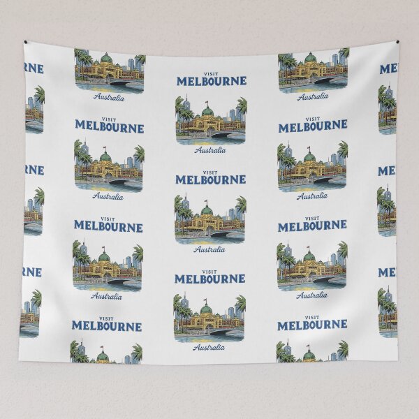 Item preview, Australia - Melbourne (Country Collection) designed and sold by HeartbeatPrint.