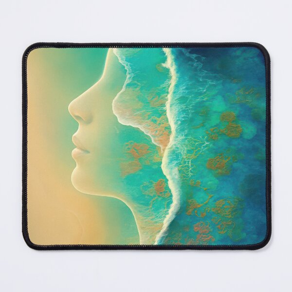 Item preview, "Where Ocean Becomes Memory" - Ocean Portrait designed and sold by Artekinium.