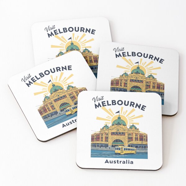 Item preview, Australia - Melbourne (Country Collection) designed and sold by HeartbeatPrint.