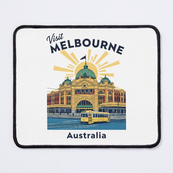 Aperçu de l'œuvre Australie - Melbourne (Collection Pays) créée et vendue par HeartbeatPrint.