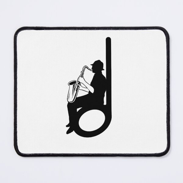 Item preview, Saxophonist with a Half Note designed and sold by barmalisiRTB.