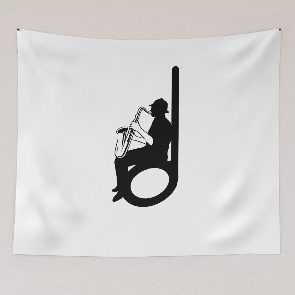 Item preview, Saxophonist with a Half Note designed and sold by barmalisiRTB.