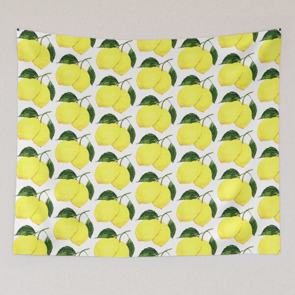 Item preview, Watercolor Lemons – Hand-Painted Citrus Fruit Illustration designed and sold by Artbymonika.