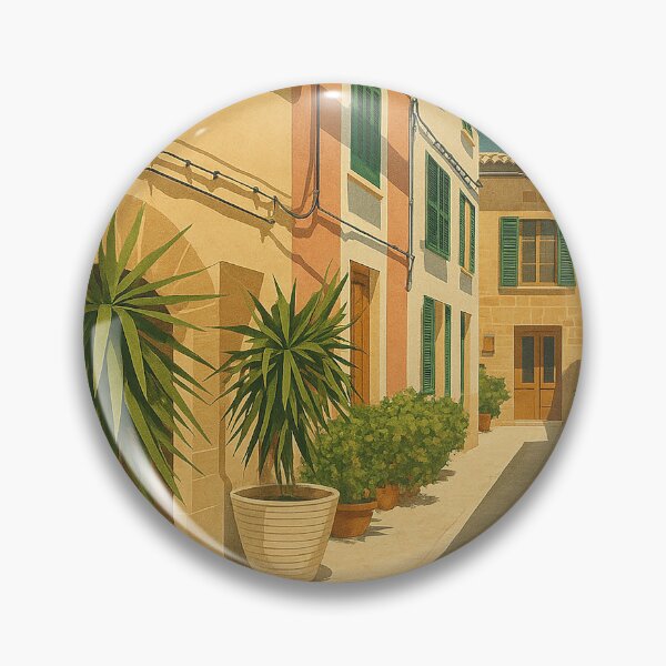Item preview, Alcudia Mallorca Vintage Retro Style Travel Poster designed and sold by GG WALL ART.