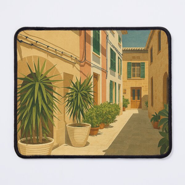 Item preview, Alcudia Mallorca Vintage Retro Style Travel Poster designed and sold by GG WALL ART.