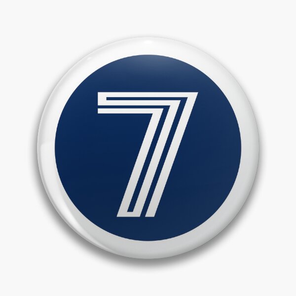 Item preview, Number 7,  #7 Seven, in Blue Circle designed and sold by Jeallan Designs.