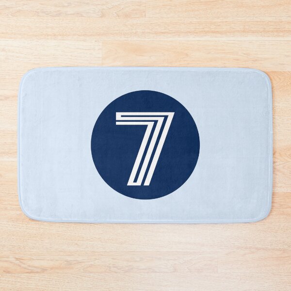 Item preview, Number 7,  #7 Seven, in Blue Circle designed and sold by Jeallan Designs.