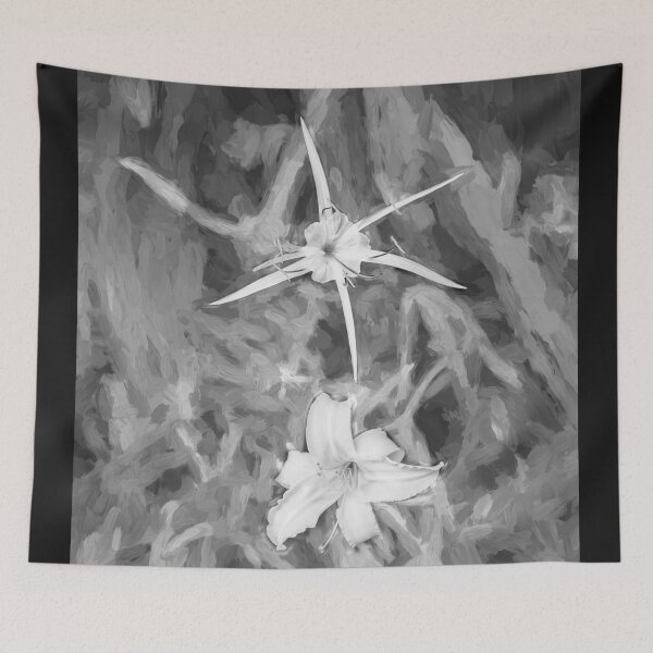 Item preview, White Spider Lily and Daylily X108 designed and sold by RichFrancoCars.