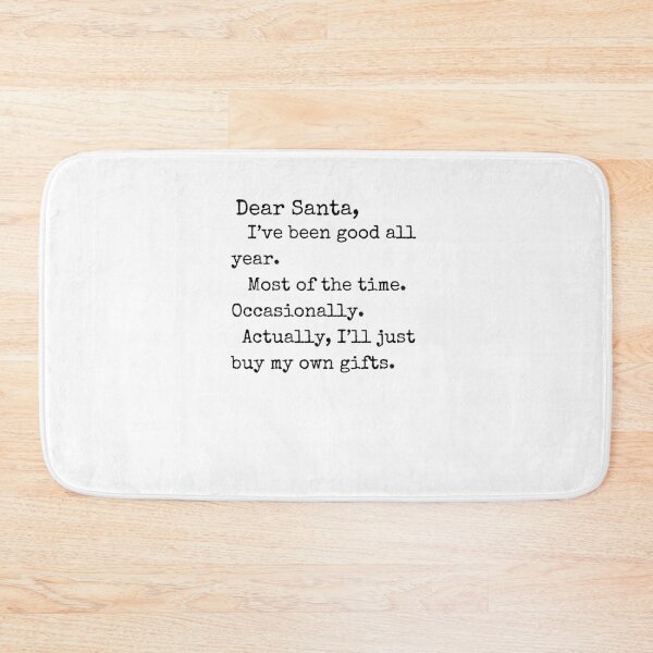 Item preview, Funny Dear Santa I've been good all year Christmas letter designed and sold by snowry.