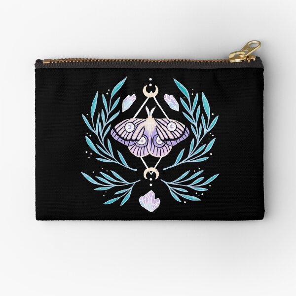Moon Moth 01 | Nikury Zipper Pouch