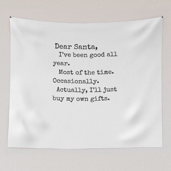 Item preview, Funny Dear Santa I've been good all year Christmas letter designed and sold by snowry.
