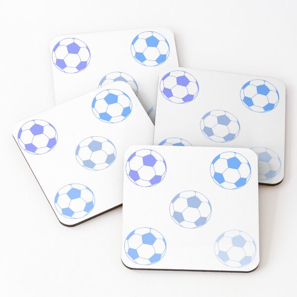 Item preview, Blue Soccer Ball Sticker Pack (Set of 5) designed and sold by InfiniteSticker.