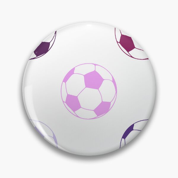 Artikelvorschau, Pinkes Fußball-Aufkleberpaket (5er-Set) entworfen und verkauft von InfiniteSticker.