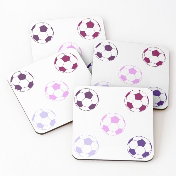 Item preview, Pink Soccer Ball Sticker Pack (Set of 5) designed and sold by InfiniteSticker.