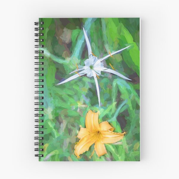 Item preview, White Spider Lily and Daylily X109 designed and sold by RichFrancoCars.