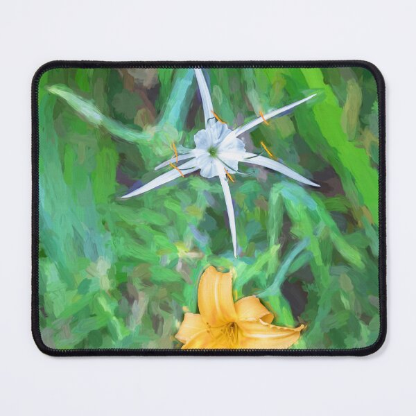 Item preview, White Spider Lily and Daylily X109 designed and sold by RichFrancoCars.