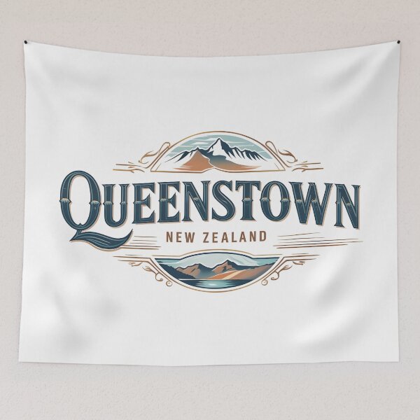 Item preview, Queenstown - New Zealand - T-Shirt  designed and sold by GoodOldVintage.