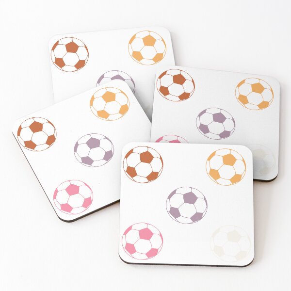 Item preview, Colorful Soccer Ball Sticker Pack (Set of 5) designed and sold by InfiniteSticker.