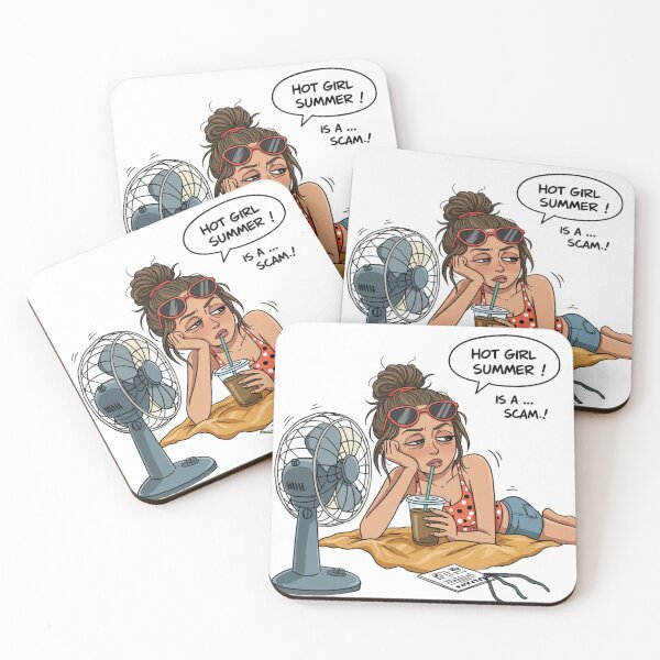Item preview, Hot Girl Summer Is a Scam – Funny Summer Over It Design designed and sold by Artisan's Nook By Taffy.