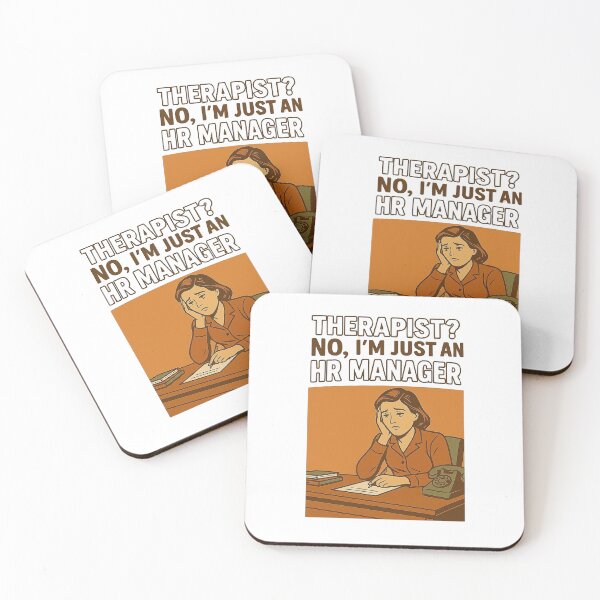 Item preview, “Therapist? No, I'm Just an HR Manager” - Funny Retro Office Humor Shirt designed and sold by Work Life Tees.