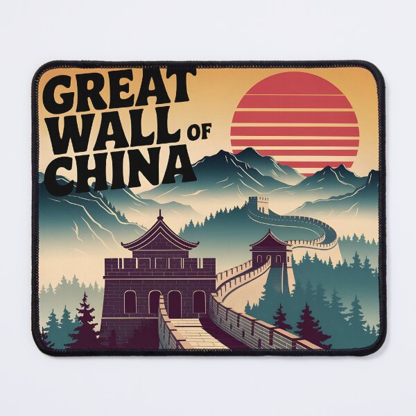 Item preview, Great Wall of China: Classic Travel Poster Inspiration designed and sold by LSVart.