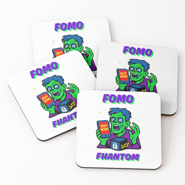 Item preview, "FOMO Phantom" – Crypto Zombie of Urgency designed and sold by BitCrop.