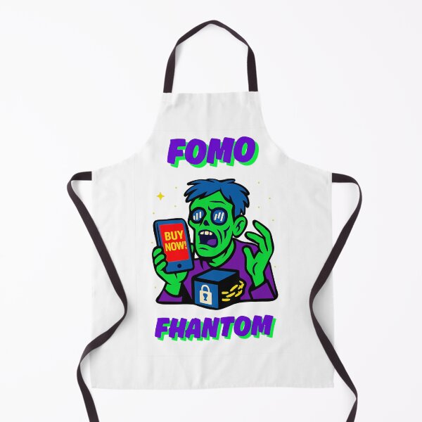 Item preview, "FOMO Phantom" – Crypto Zombie of Urgency designed and sold by BitCrop.