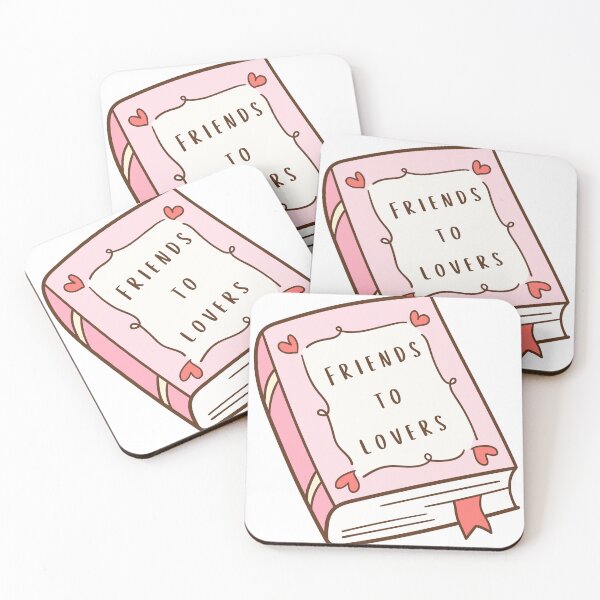 Item preview, Friends to Lovers – Book Trope Sticker designed and sold by moonboundpress.
