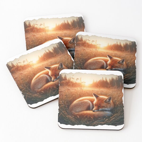 Item preview, Red Fox in Meadow Light designed and sold by RubisLeaf.