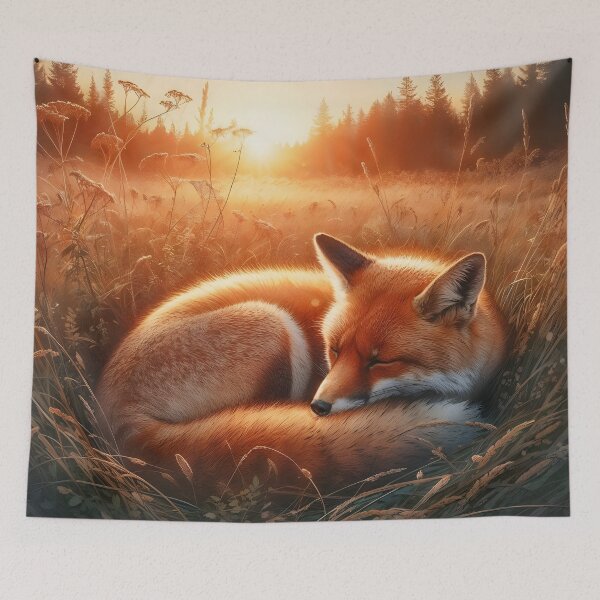 Item preview, Red Fox in Meadow Light designed and sold by RubisLeaf.