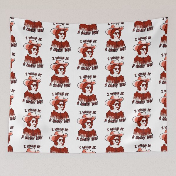 Item preview, CMAT I Wanna Be A Cowboy Baby - red designed and sold by incloudines.