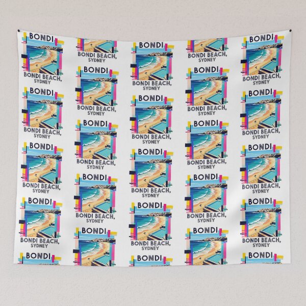 Item preview, Bondi Beach: A Vibrant and Modern Beach Scene designed and sold by Digital Dreams Arts.