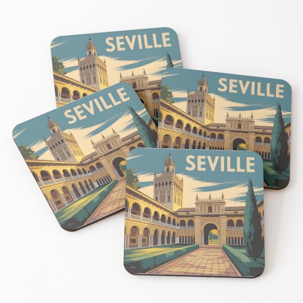 Item preview, Seville: Classic European Travel Poster designed and sold by LSVart.