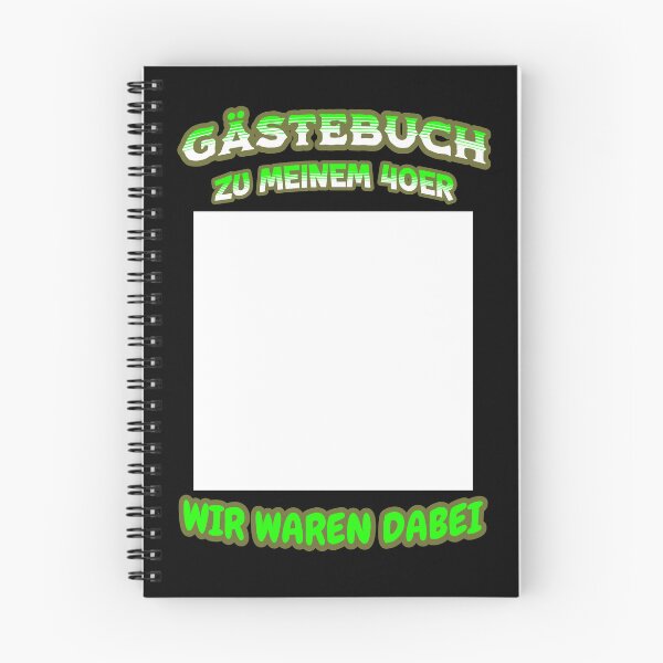 Item preview, Guest book for the 40th - cool design to sign designed and sold by ReneMM.